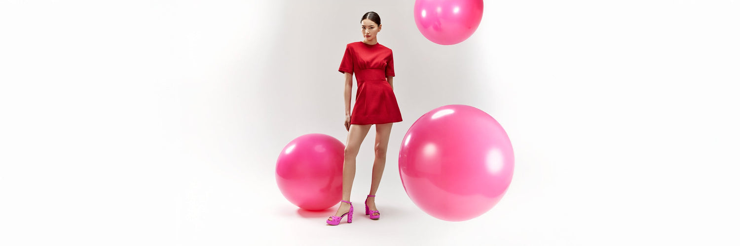 Nicki Hoyne Bon Bon Platform Pink Red