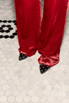 Bon Bon Flat - Black & Pearl