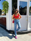 Bon Bon Platform - Pink & Red