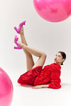 Bow Pump Heel - Pink