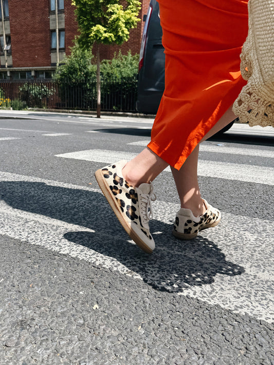 Sporty Trainer - Leopard/Beige