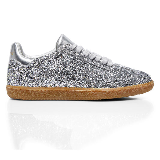 Sporty Trainer - Silver Glitter