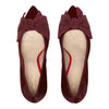 Bow Pump Heel - Burgundy