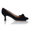Bow Kitten Heel - Black
