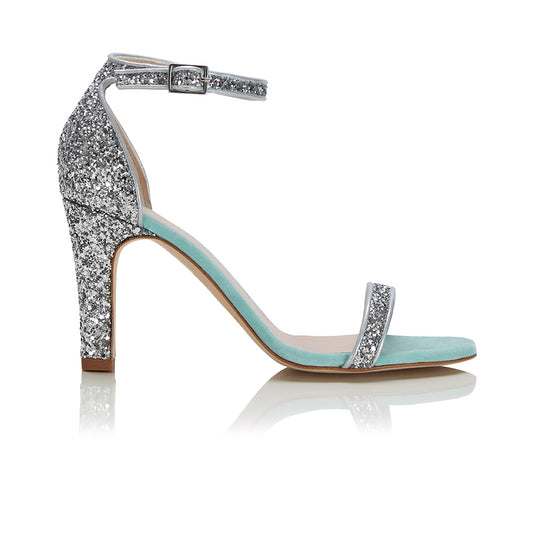 Out Out Sandal - Silver Glitter