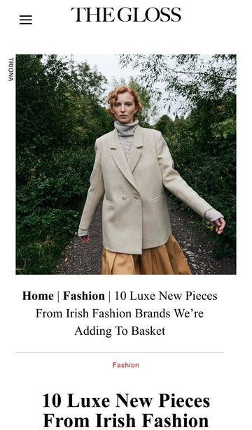 The Gloss.ie - 10 Luxe New Pieces From Irish Fashion Brands - 16th October 2024