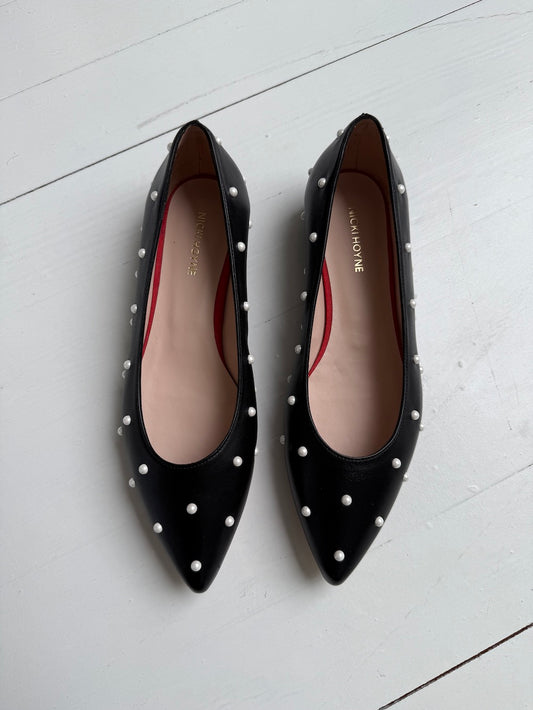 ReSELL - Bon Bon Flat - Black & Pearl 40