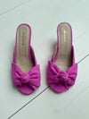 ReSELL - Bow Peep Toe Kitten Heel - Pink 39