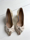 ReSELL - Bow Pump Heel - Gold Python/Ivory 39