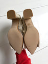 ReSELL - Bow Pump Heel - Gold Python/Ivory 39