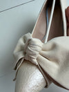 ReSELL - Bow Pump Heel Sample - Pearlescent Ivory 39