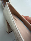 ReSELL - Bow Pump Heel Sample - Pearlescent Ivory 39