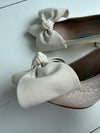 ReSELL - Bow Pump Heel Sample - Pearlescent Ivory 39