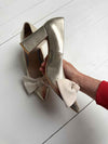 ReSELL - Bow Pump Heel - Gold Python/Ivory 41