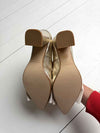 ReSELL - Bow Pump Heel - Gold Python/Ivory 41