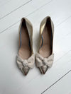 ReSELL - Bow Pump Heel - Gold Python/Ivory 42