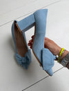 ReSELL - Bow Pump Heel - Blue 38