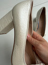 ReSELL - Bow Pump Heel - Pearlescent Ivory 39