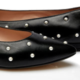 Bon Bon Flat - Black & Pearl