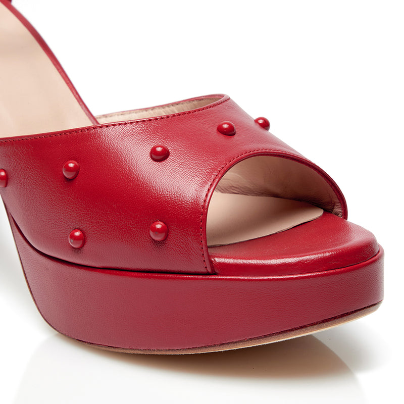 Bon Bon Platform - Red & Red
