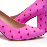 Bon Bon Pump Heel - Pink & Red