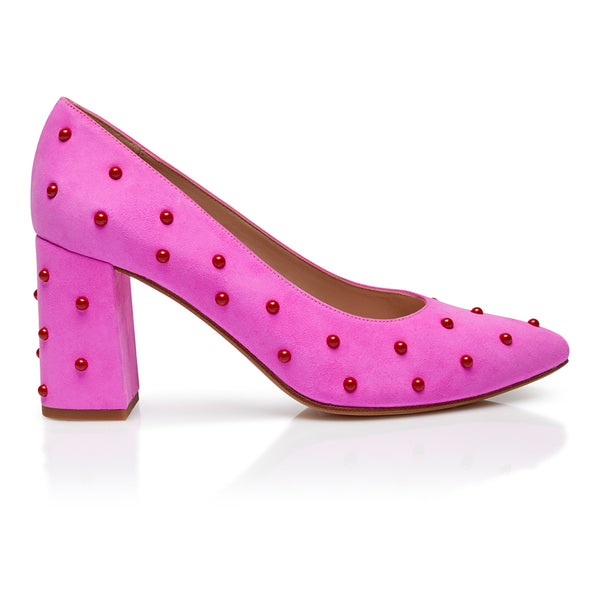 Bon Bon Pump Heel - Pink & Red