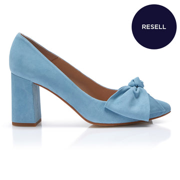 ReSELL - Bow Pump Heel - Blue 38
