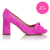 Bow Pump Heel - Pink