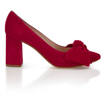 Bow Pump Heel - Red