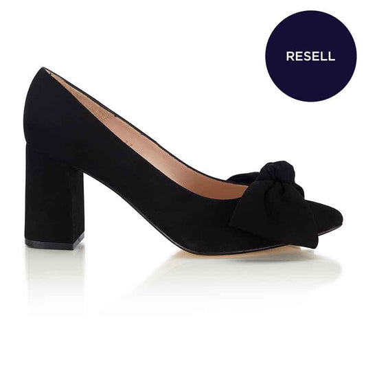 ReSELL - Bow Pump Heel - Black 39
