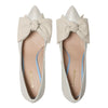 Bow Pump Heel - Pearlescent Ivory