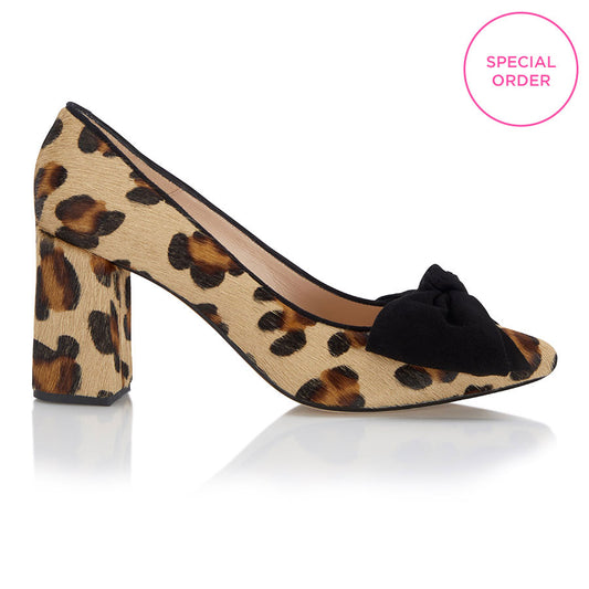 Bow Pump Heel - Leopard