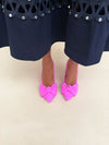 Bow Pump Heel - Pink