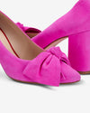 Bow Pump Heel - Pink