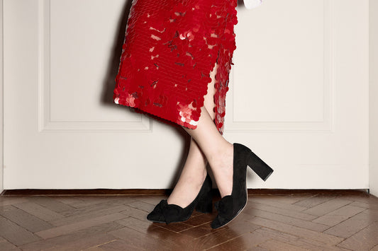 Bow Pump Heel - Red