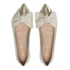 Bow Flat - Gold Python/Ivory