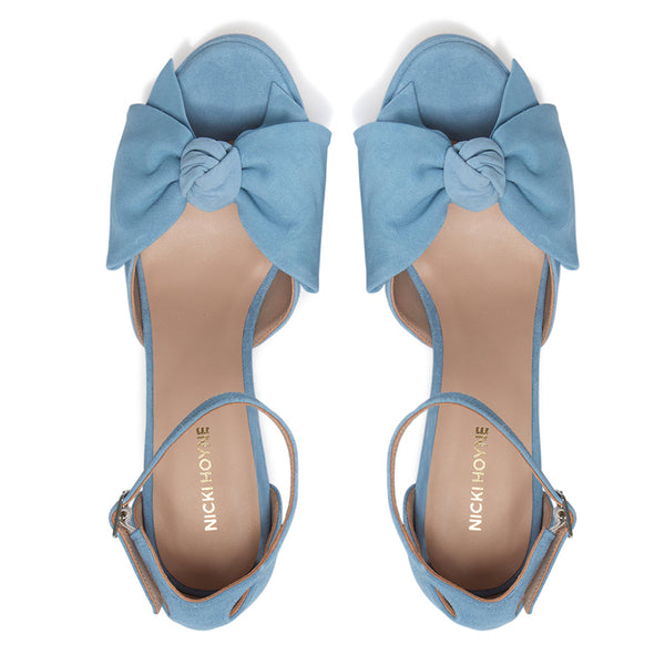 Bow Platform - Blue Suede