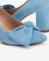 Bow Pump Heel - Blue