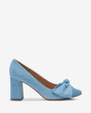 Bow Pump Heel - Blue