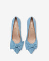 Bow Pump Heel - Blue