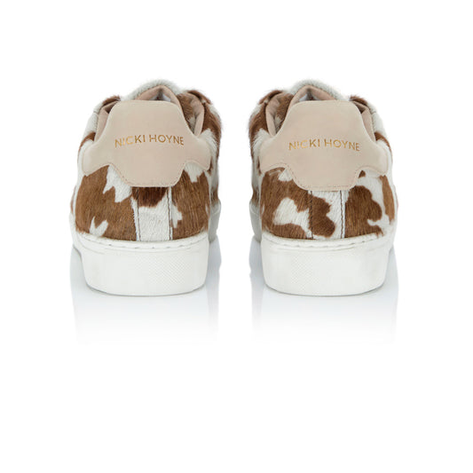 Classic Trainer - Cow/Beige