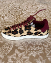 ReSELL - Classic Trainer - Leopard/Burgundy 39