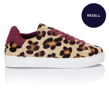 ReSELL - Classic Trainer - Leopard/Burgundy 39