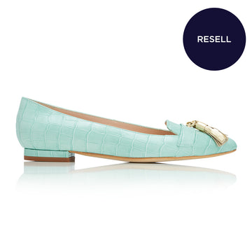 ReSELL - Tassel Flat - Mint/Gold 38.5