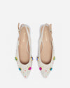The Moment Flat Slingback - Ivory