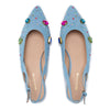 The Moment Flat Slingback - Blue