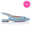 The Moment Flat Slingback - Blue