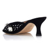 The Moment Peep Toe Kitten Heel - Black
