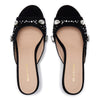 The Moment Peep Toe Kitten Heel - Black