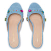 The Moment Peep Toe Kitten Heel - Blue